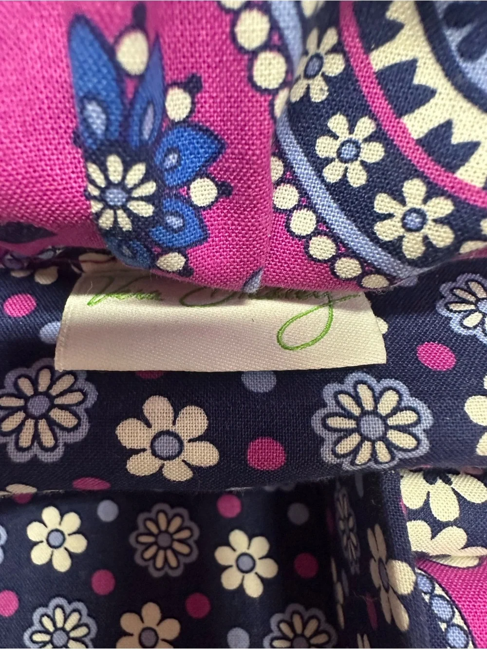 Vera Bradley Pink Paisley Travel Jewelry Organizer Case